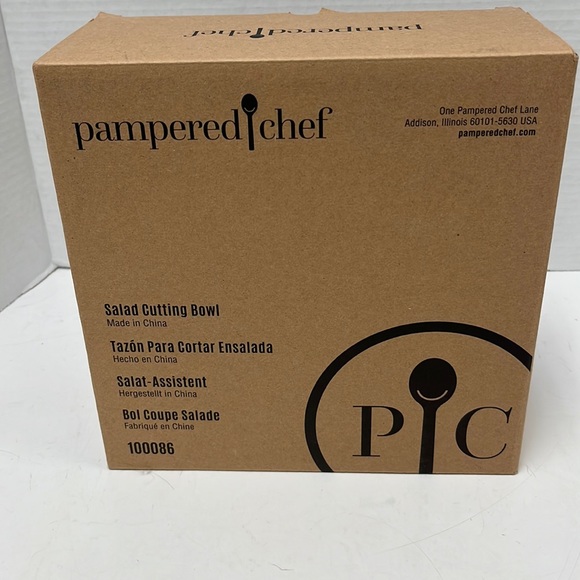Pampered Chef Kitchen Pampered Chef Salad Cutting Bowl New Poshmark